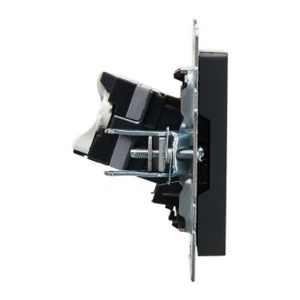 BRITE Розетка компьютерная RJ45 кат.5E графит