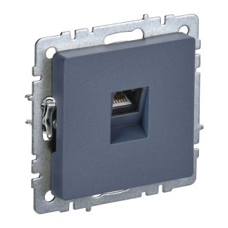 BRITE Розетка компьютерная RJ45 кат.6 маренго