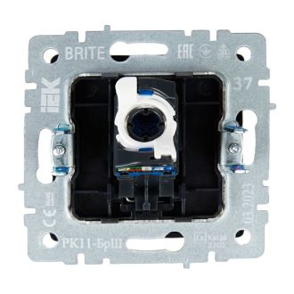 BRITE Розетка компьютерная RJ45 кат.6 шампань