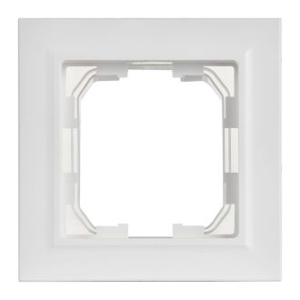 BRITE Рамка 1-местная IP44 арктический белый