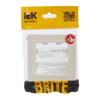 BRITE Рамка 1-местная жемчуг