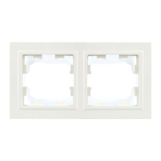 BRITE Рамка 2-местная IP44 белый
