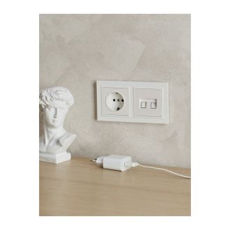 BRITE Рамка 2-местная IP44 белый