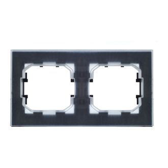 BRITE Рамка 2-местная IP44 черный