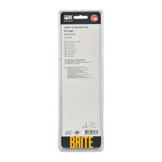 BRITE Рамка 4-местная стекло черный