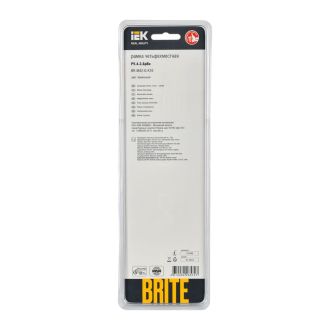 BRITE Рамка 4-местная стекло ванильный