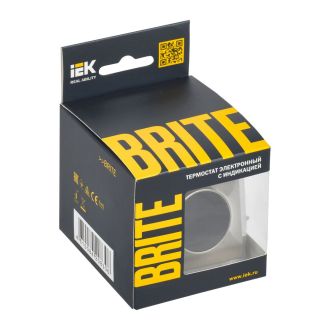 BRITE Термостат электронный с индикацией шампань