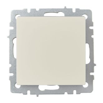 BRITE Выключатель 1-клавишный 10А бежевый