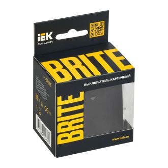 BRITE Выключатель карточный 30А графит