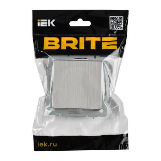 BRITE Вывод кабеля металл хром/никель