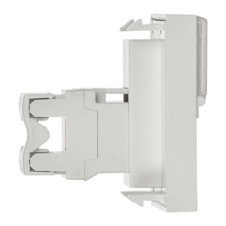 Розетка компьютерная RJ-45 UTP кат.5e (на 2 модуля) ПРАЙМЕР белая