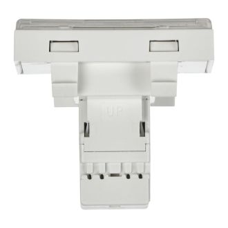Розетка компьютерная RJ-45 UTP кат.5e (на 2 модуля) ПРАЙМЕР белая