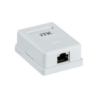 ITK Настенная информационная розетка RJ45 кат.6 FTP 1-порт