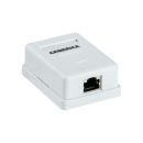 Розетка информационная настенная RJ45 кат.5E FTP 1 порт GENERICA