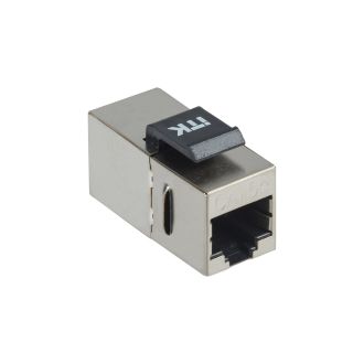 ITK Проходной адаптер кат.5E FTP RJ45-RJ45 Keystone Jack