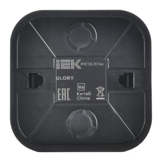 GLORY Розетка для открытой установки компьютерная RJ45 кат.5E черный матовый