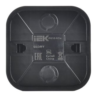 GLORY Розетка для открытой установки компьютерная RJ45 кат.5E сталь матовый