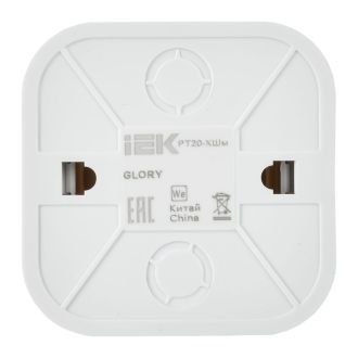 GLORY Розетка для открытой установки телефонная RJ11 шампань матовый