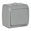 AQUATIC Выключатель 1-клавишный для открытой установки 10А IP54 GENERICA AQUATIC Выключатель 1-клавишный для открытой установки 10А IP54 GENERICA