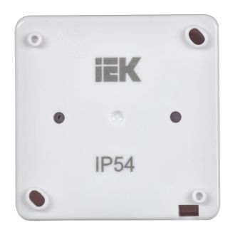 Выключатель 1-клавишный для открытой установки проходной IP54 ГЕРМЕС PLUS (цвет клавиши: белый)