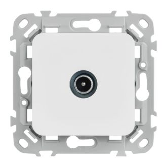 FLITE Розетка TV экранированная оконечная тип M белый