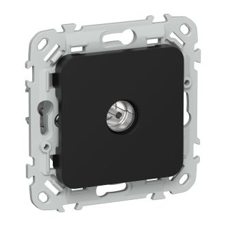 FLITE Розетка TV экранированная оконечная тип M черный