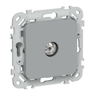 FLITE Розетка TV экранированная проходная тип M серый