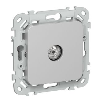 FLITE Розетка TV экранированная проходная тип M алюминий