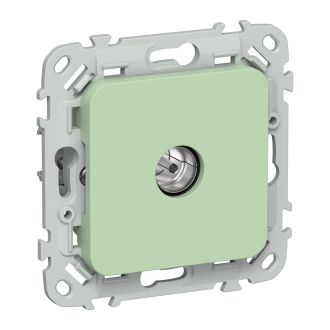 FLITE Розетка TV экранированная проходная тип M фисташковый