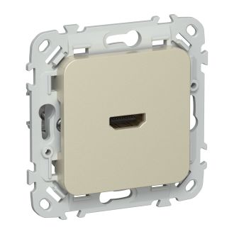 FLITE Розетка HDMI шампань