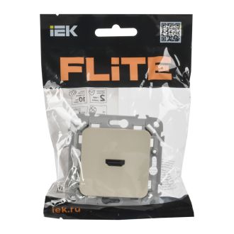 FLITE Розетка HDMI сливочный