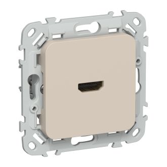 FLITE Розетка HDMI льняной