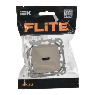 FLITE Розетка HDMI льняной