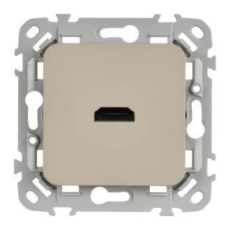 FLITE Розетка HDMI льняной