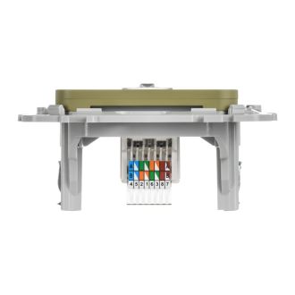 FLITE Розетка компьютерная RJ45 категория 5Е UTP оливковый