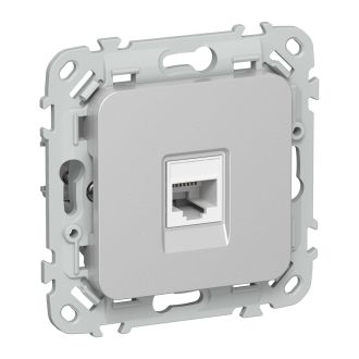 FLITE Розетка компьютерная RJ45 категория 5Е UTP алюминий