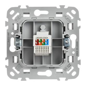 FLITE Розетка компьютерная RJ45 категория 5Е UTP алюминий