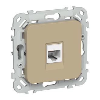 FLITE Розетка компьютерная RJ45 категория 5Е UTP хаки