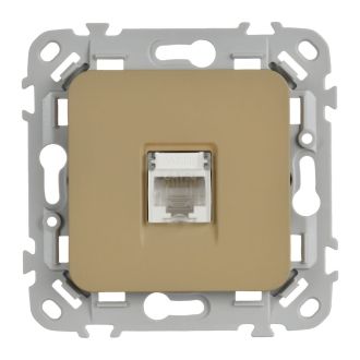 FLITE Розетка компьютерная RJ45 категория 5Е UTP хаки