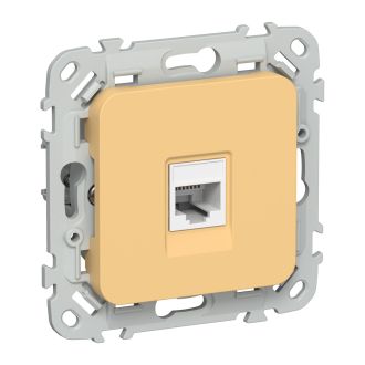 FLITE Розетка компьютерная RJ45 категория 5Е UTP золотарник