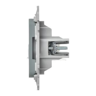 FLITE Розетка компьютерная RJ45 категория 6 UTP серый