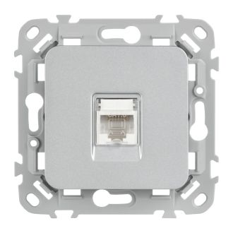 FLITE Розетка компьютерная RJ45 категория 6 UTP алюминий