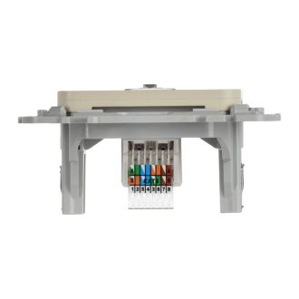FLITE Розетка компьютерная RJ45 категория 6 UTP сливочный