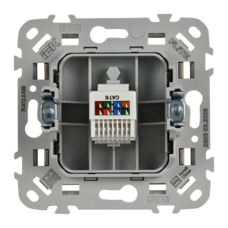 FLITE Розетка компьютерная RJ45 категория 6 UTP льняной
