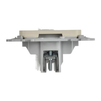 FLITE Розетка 2-местная компьютерная RJ45 категория 5Е UTP сливочный