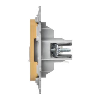 FLITE Розетка 2-местная компьютерная RJ45 категория 5Е UTP шамуа