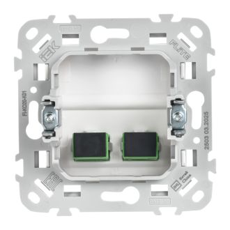 FLITE Розетка 2-местная оптоволоконная белый
