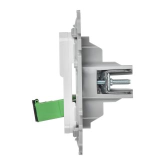 FLITE Розетка 2-местная оптоволоконная белый