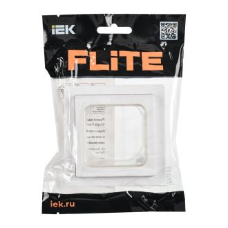 FLITE Рамка 1-местная IP55 белый