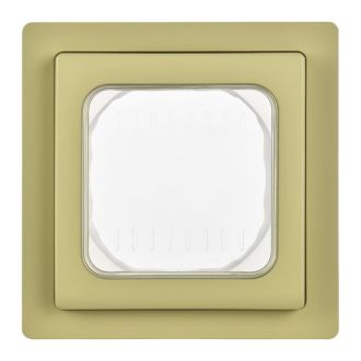 FLITE Рамка 1-местная IP55 оливковый